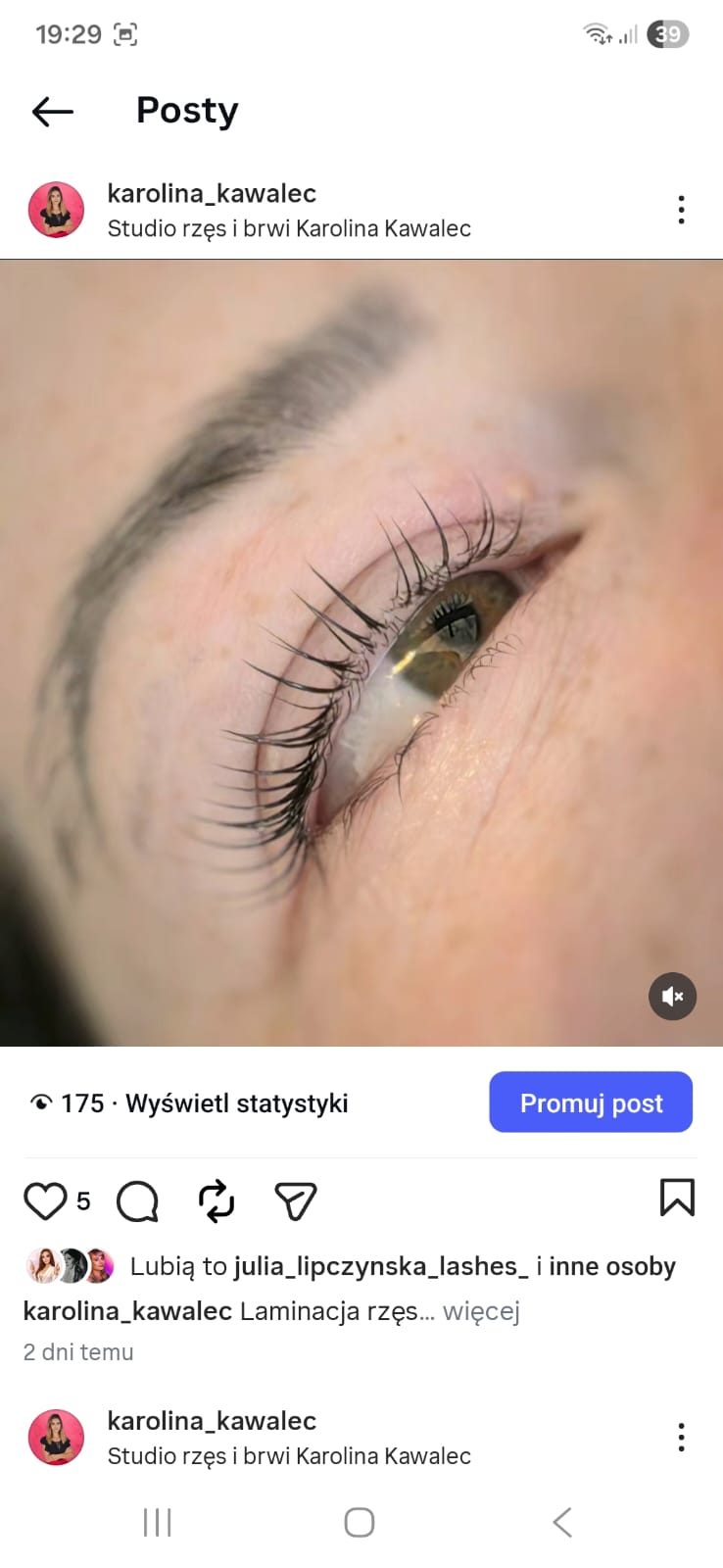 Laminacja rzęs z farbowaniem – Lublin